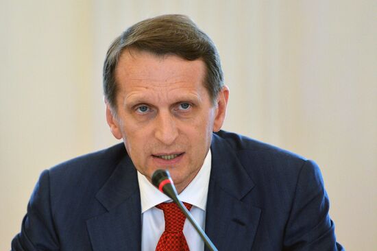 Sergei Naryshkin visits Crimea