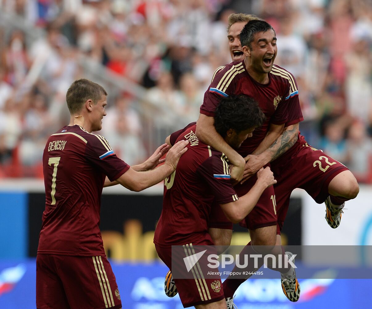 Foorball. Russia-Morocco friendly match