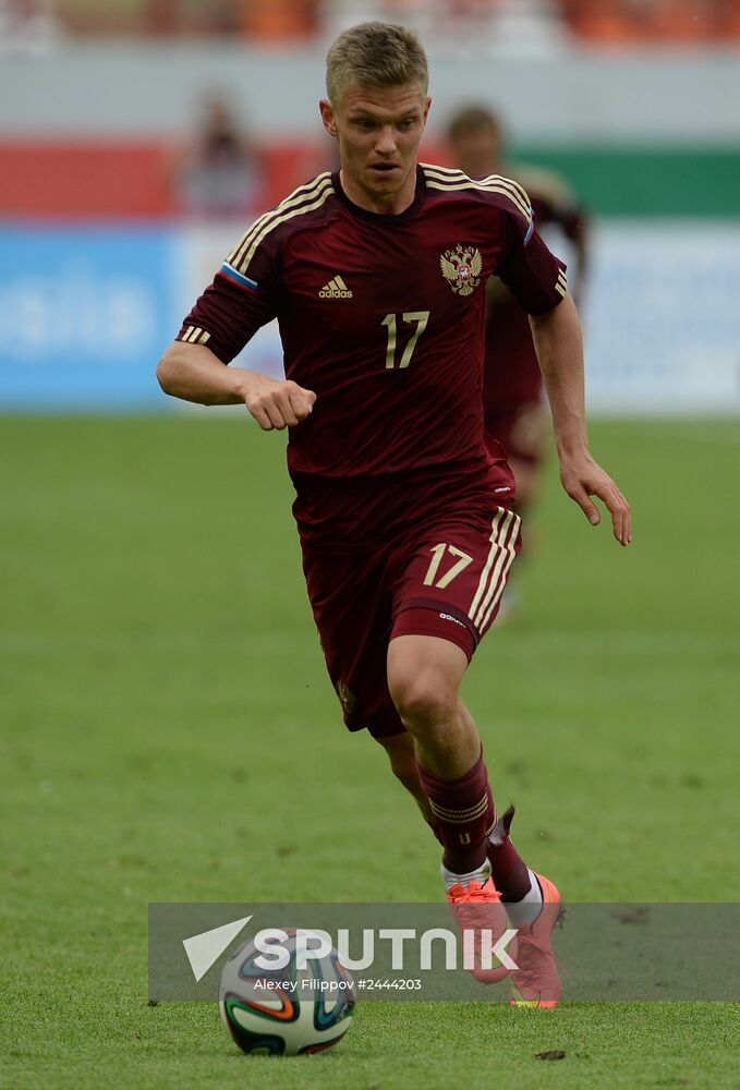 Football. Russia-Morocco friendly match