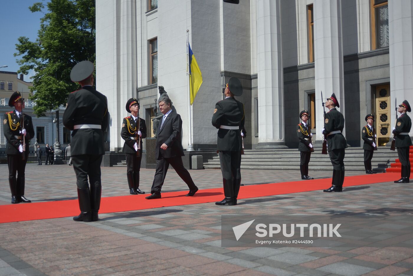 Ukraine's president-elect Poroshenko's swearing-in ceremony