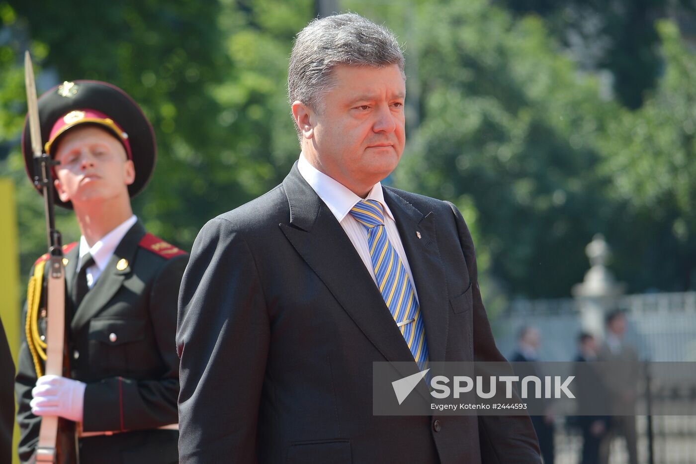Ukraine's president-elect Poroshenko's swearing-in ceremony