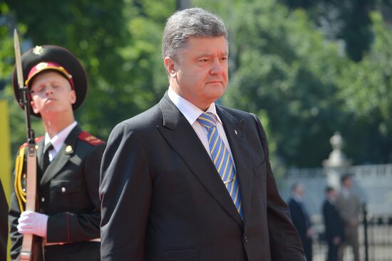 Ukraine's president-elect Poroshenko's swearing-in ceremony