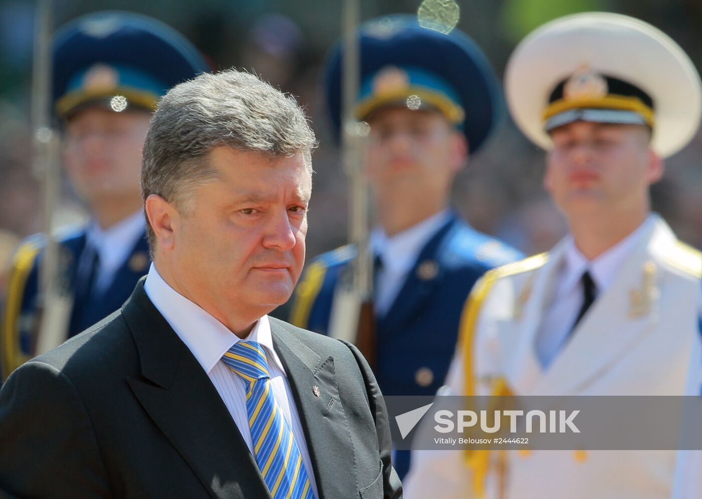 Ukraine's president-elect Poroshenko's swearing-in ceremony