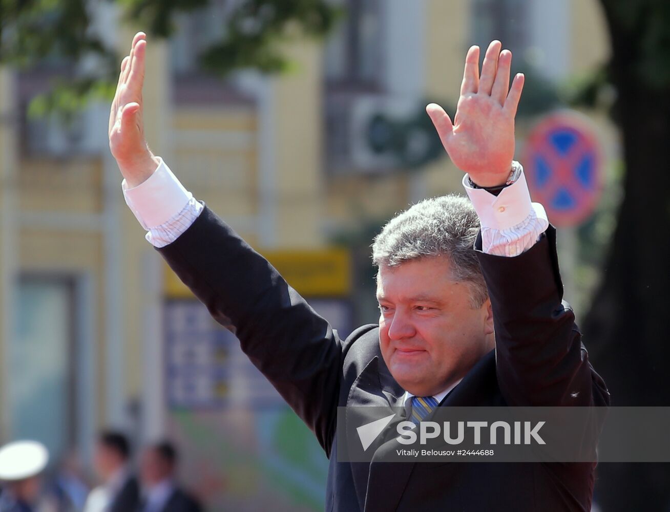 Ukraine's president-elect Poroshenko's swearing-in ceremony