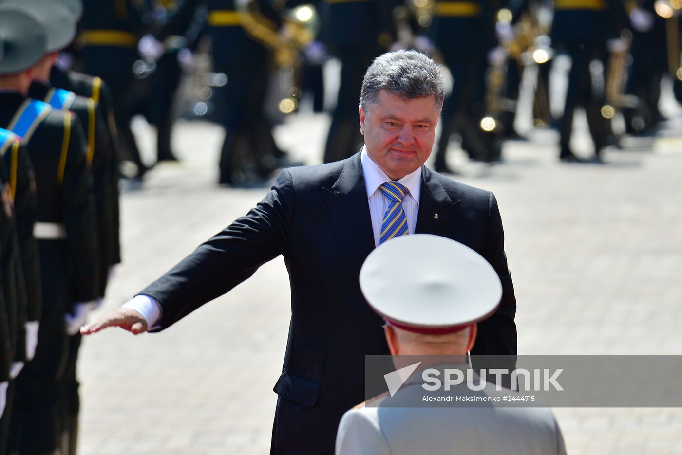 Ukraine's president-elect Poroshenko's swearing-in ceremony