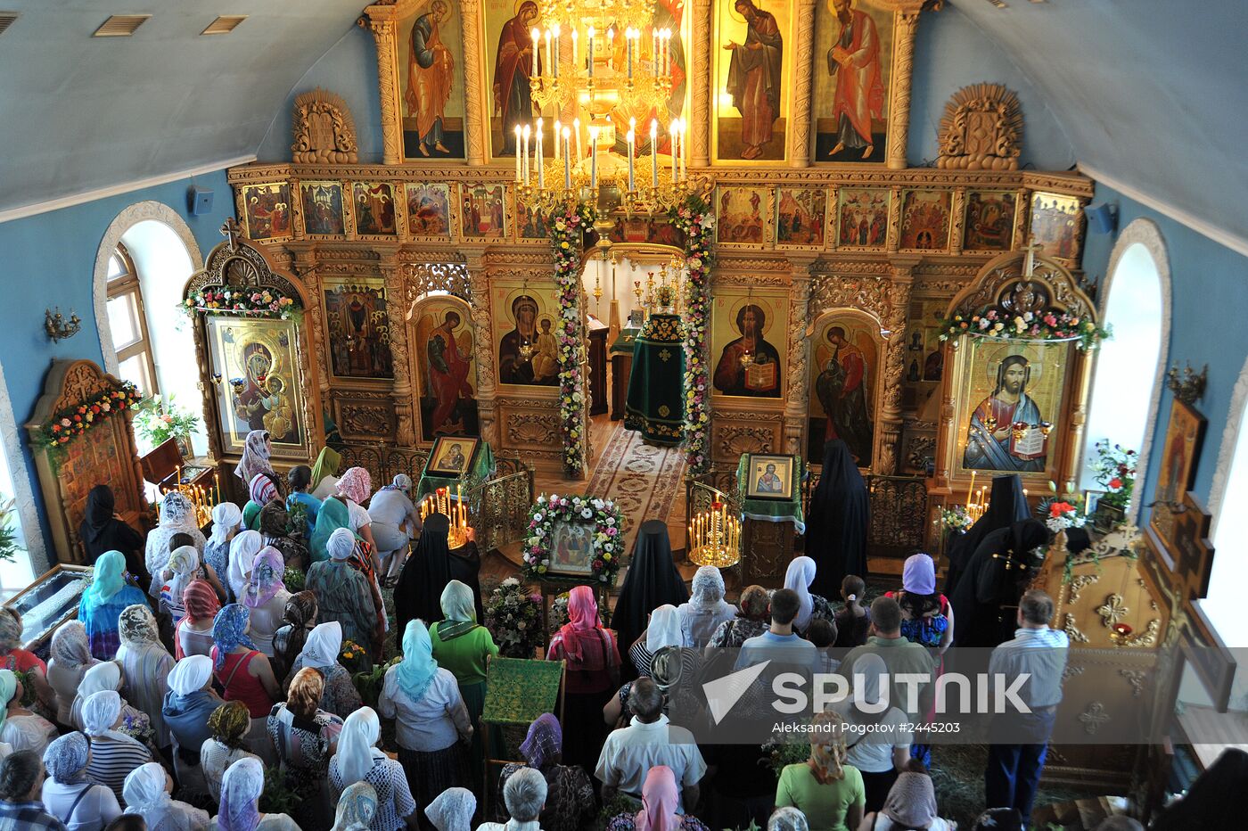 Whitsunday celebrations in Rostov-on-Don