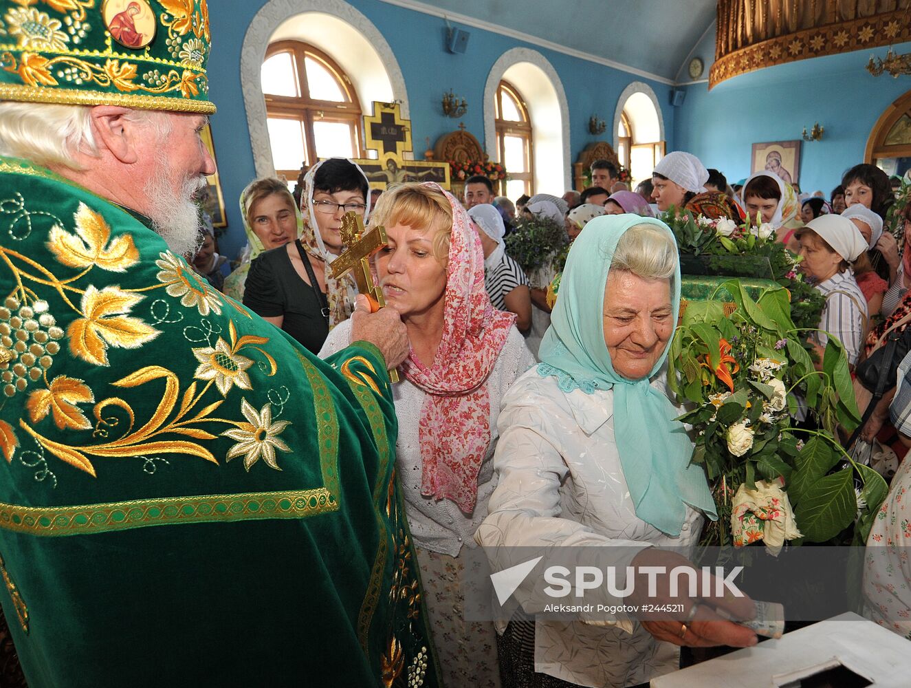 Whitsunday celebrations in Rostov-on-Don