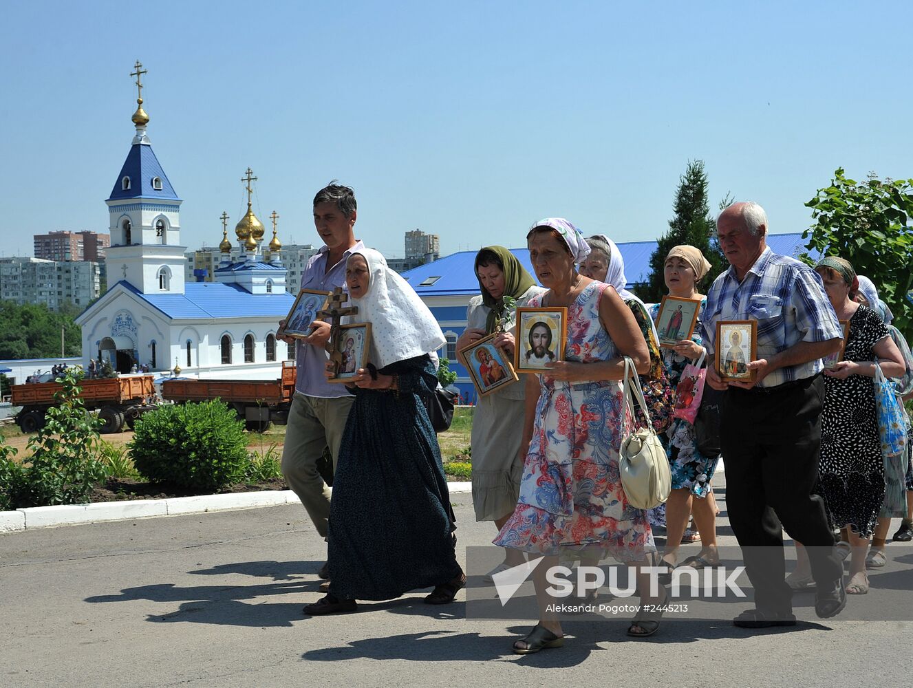 Whitsunday celebrations in Rostov-on-Don