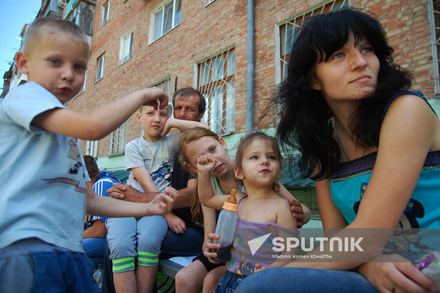 Ukrainian refugees in Belgorod