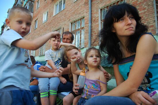 Ukrainian refugees in Belgorod