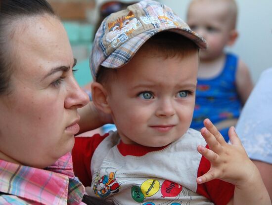 Ukrainian refugees in Belgorod