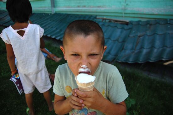 Ukrainian refugees in Belgorod