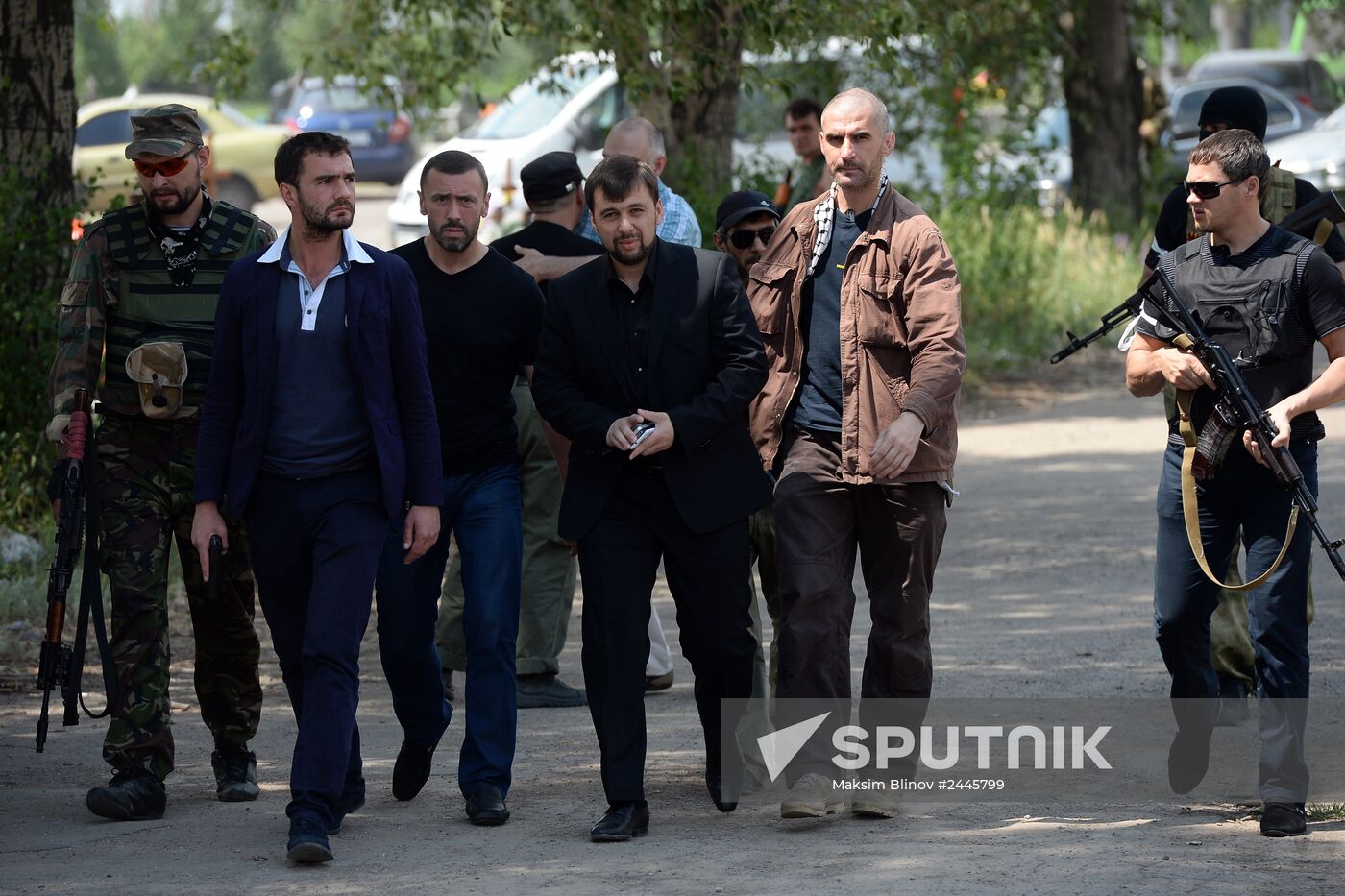 Funeral of People's Deputy of DPR Supreme Council Maxim Petrukhin