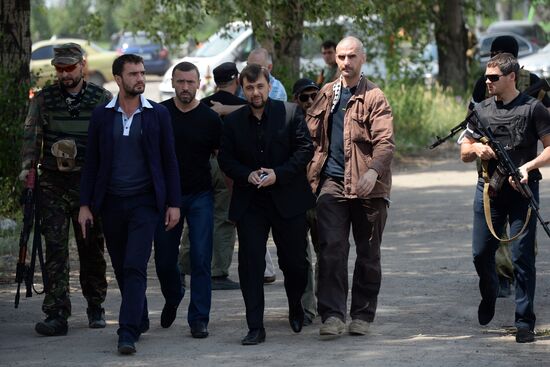 Funeral of People's Deputy of DPR Supreme Council Maxim Petrukhin