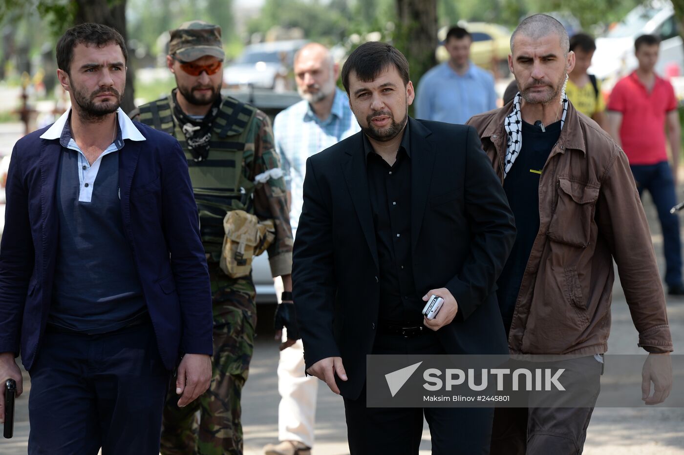 Funeral of People's Deputy of DPR Supreme Council Maxim Petrukhin