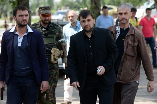 Funeral of People's Deputy of DPR Supreme Council Maxim Petrukhin