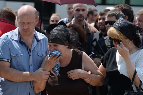 Funeral of People's Deputy of DPR Supreme Council Maxim Petrukhin