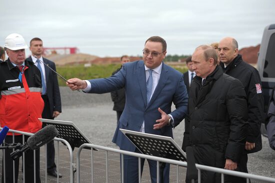Working trip of Russian President V.Putin to Arkhangelsk Region