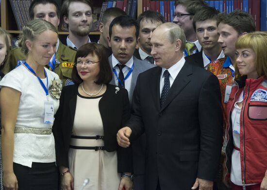 Working trip of Russian President V.Putin to Arkhangelsk Region