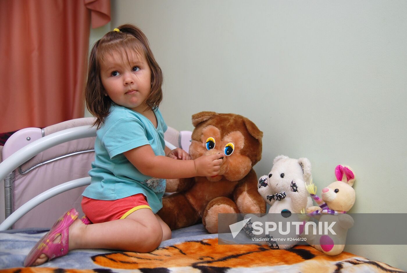 Refugees from Ukraine in Red Cross office in Belgorod