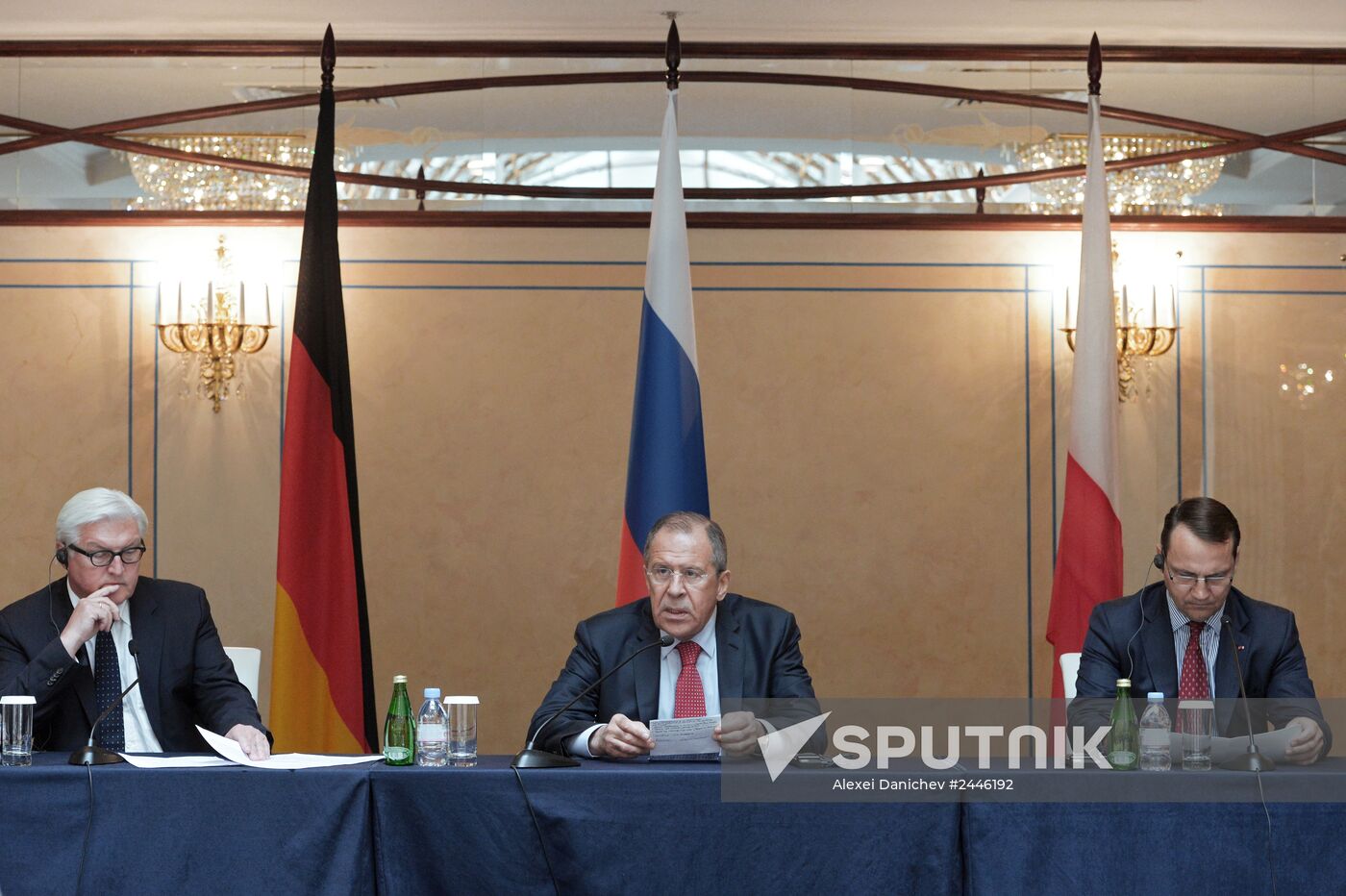 Fourth meeting of foreign ministers of Germany, Poland and Russia