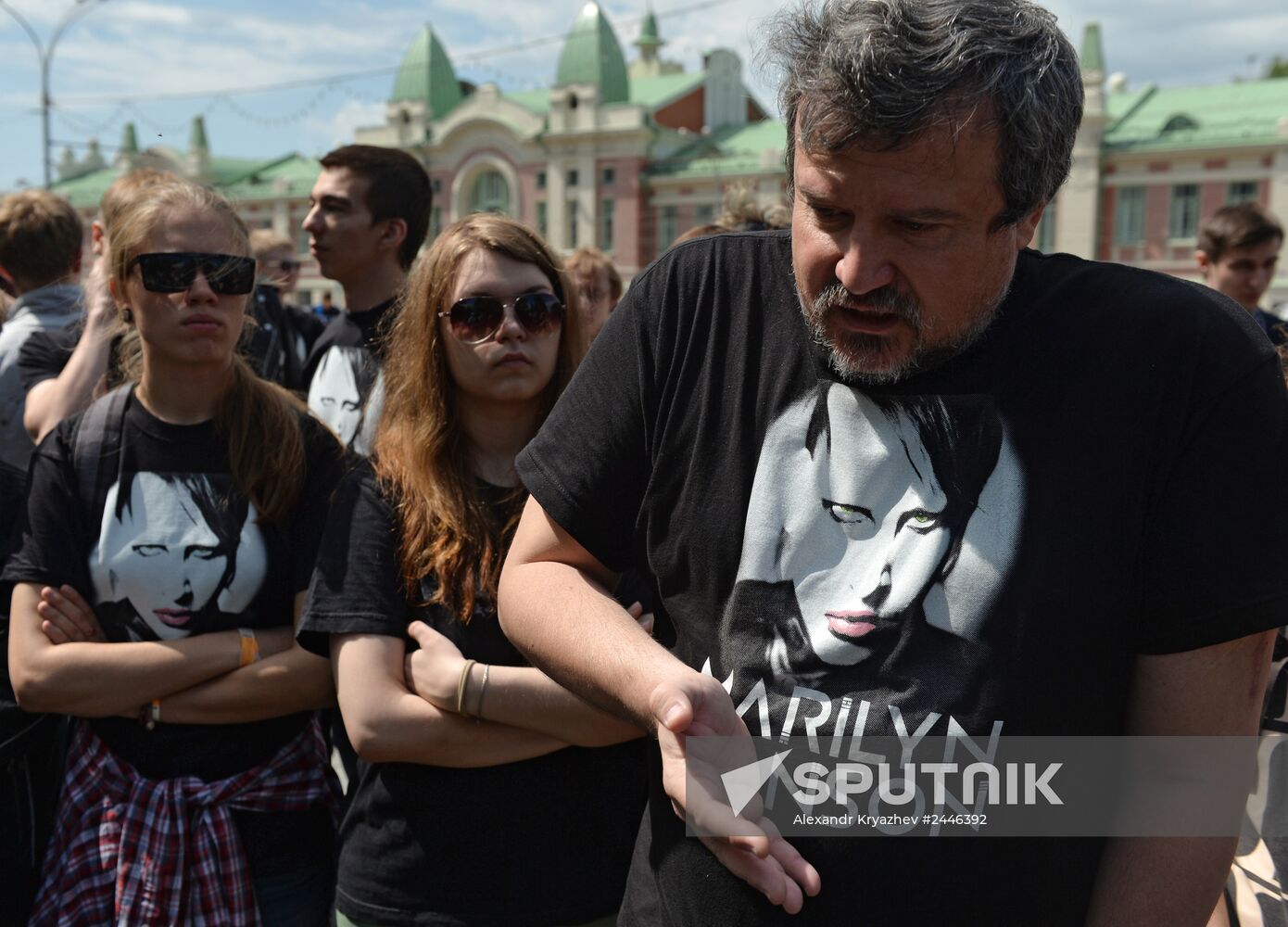 Protest against Marilyn Manson concert in Novosibirsk