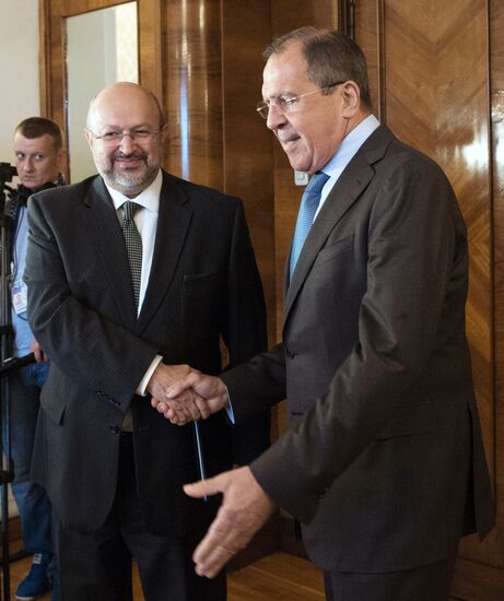 Sergey Lavrov meets with OSCE Secretary General Lamberto Zannier