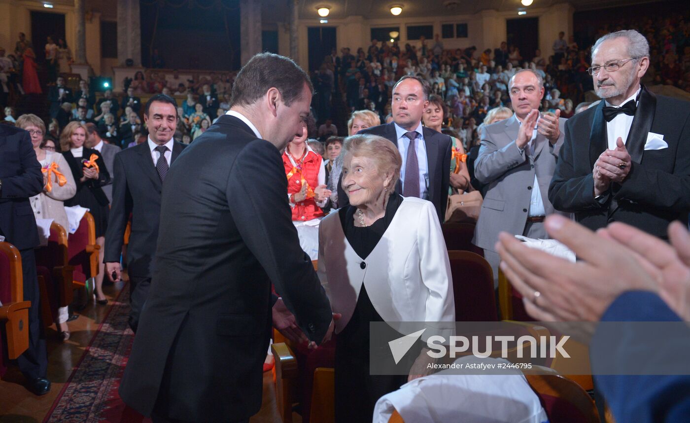 Dmitry Medvedev attends The Calling awards ceremony honoring Russia's best doctors