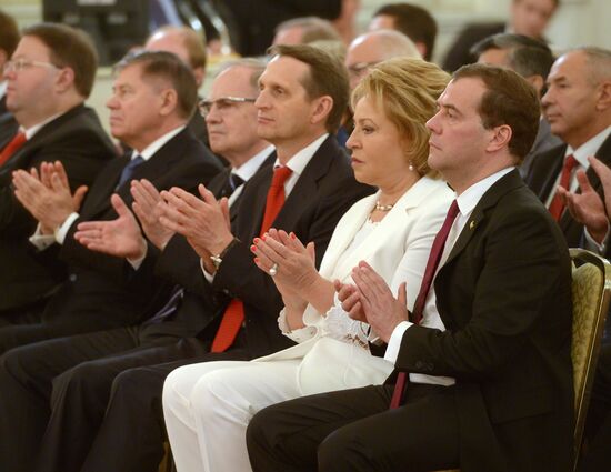 Vladimir Putin hands out 2013 Russian Federation National Awards