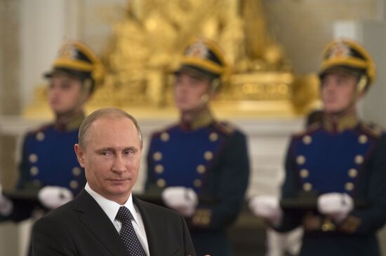 Vladimir Putin hands out 2013 Russian Federation National Awards