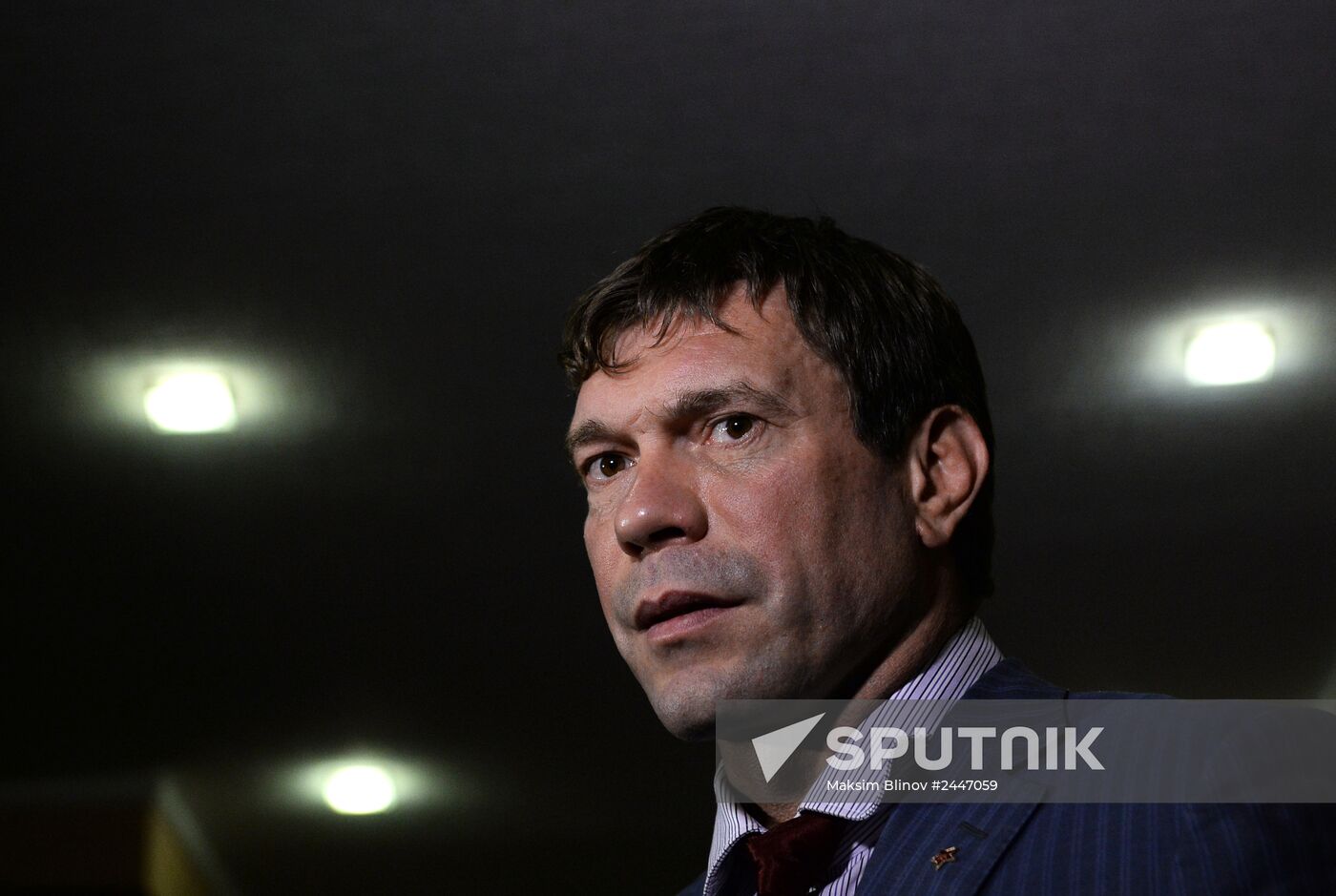 Briefing of Oleg Tsarev and Alexander Boroday in Donetsk