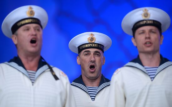 Rossiya Vperyod gala concert on Red Square