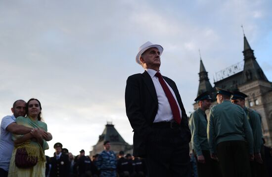 Rossiya Vpered gala concert on Red Square