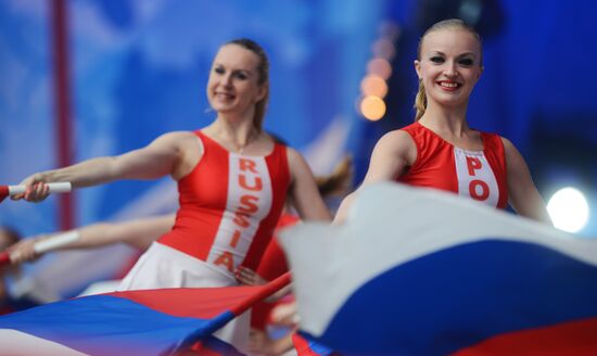 Rossiya Vpered gala concert on Red Square