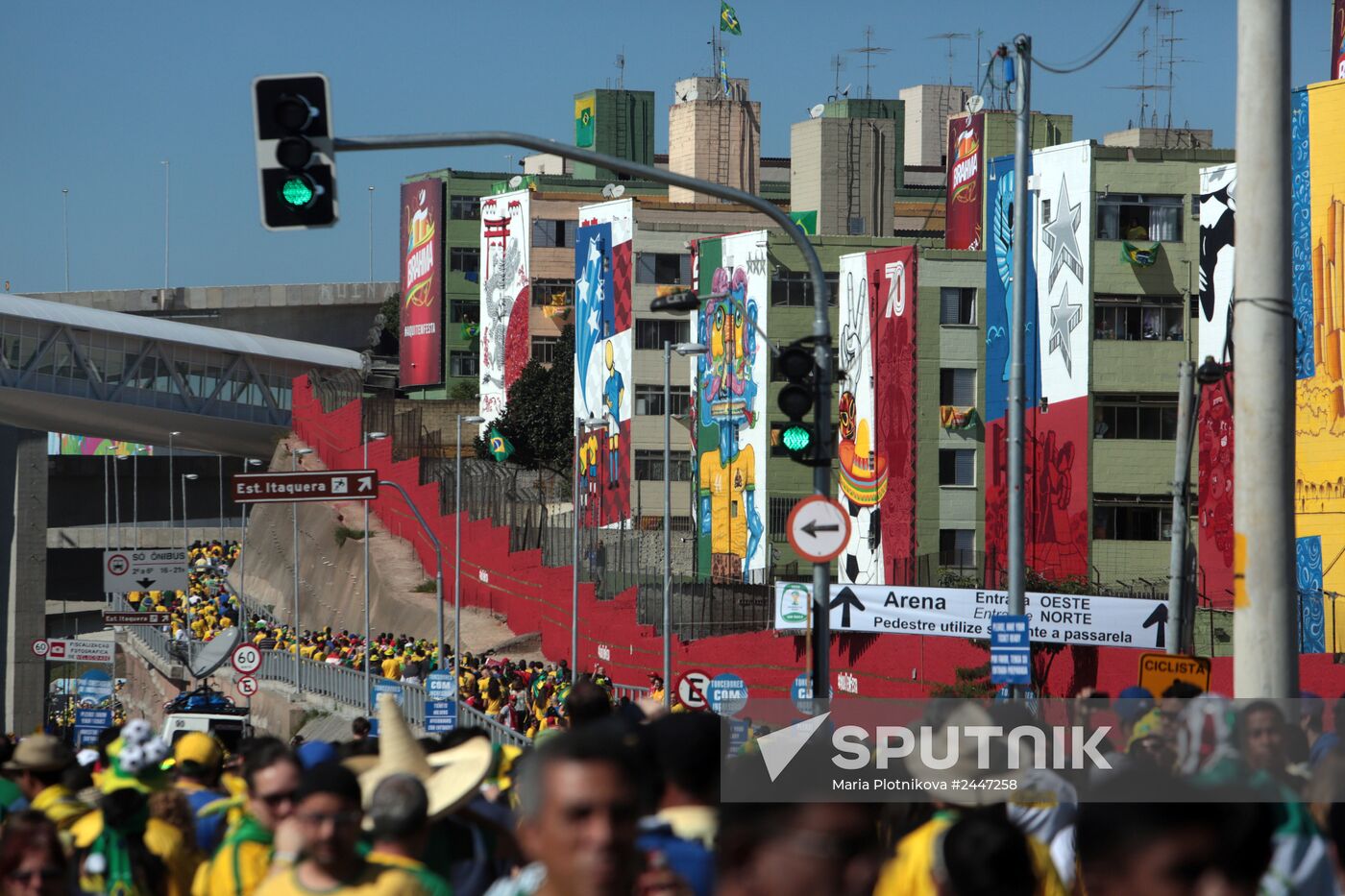 Football. Opening match of FIFA World Cup 2014