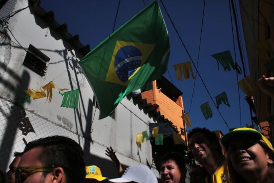 Football: Preparations for World Cup 2014 opening match
