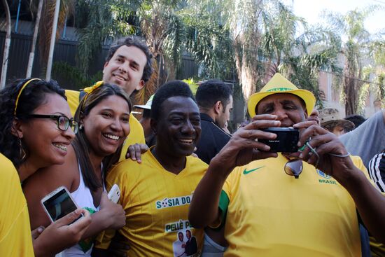 Football. Opening match of FIFA World Cup 2014