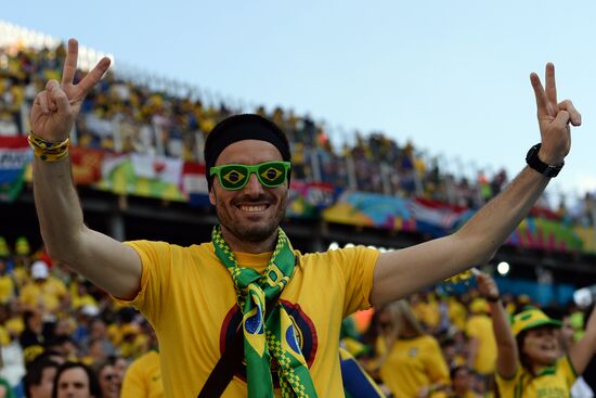 Football: Preparations for World Cup 2014 opening match