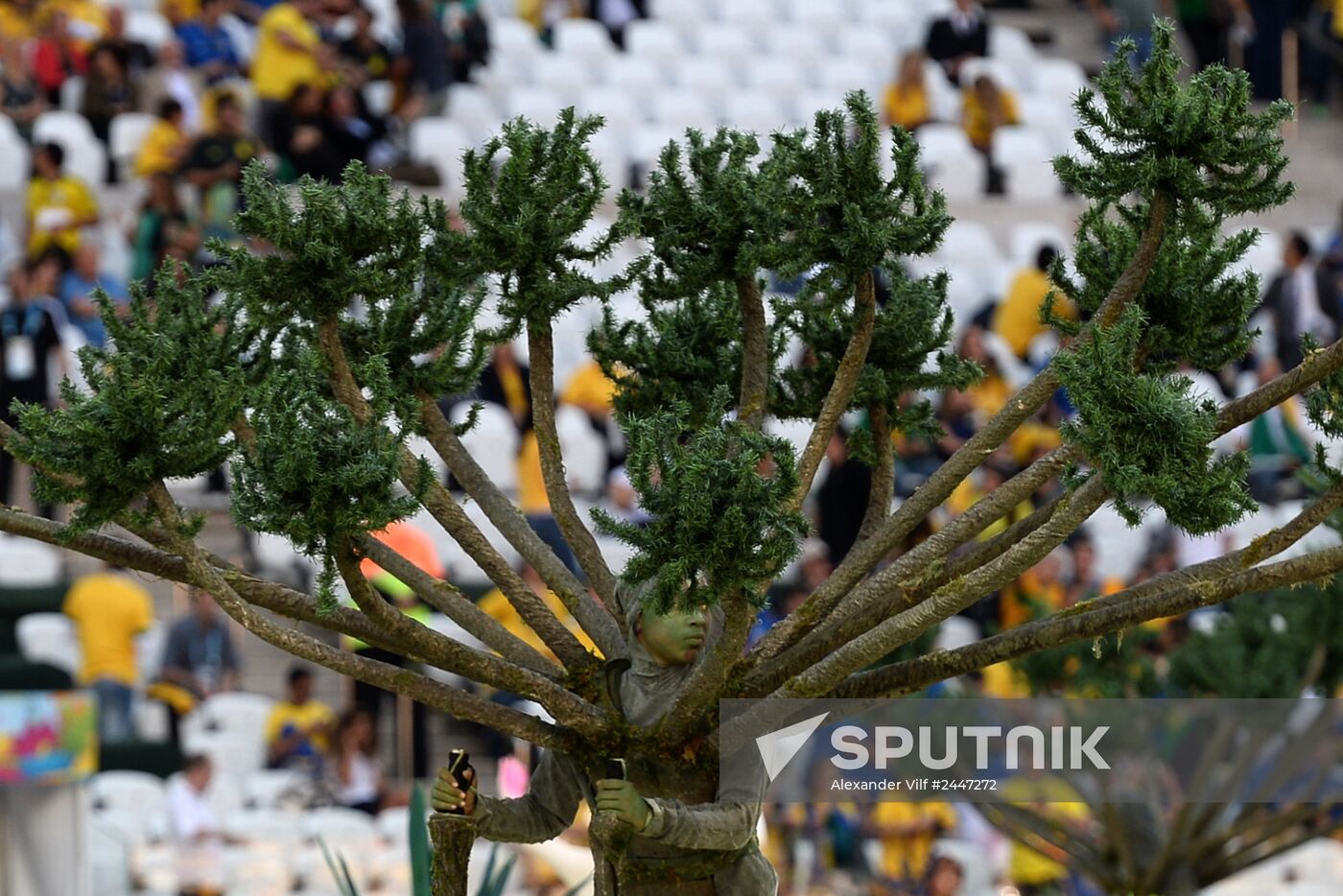 Football. Opening match of FIFA World Cup 2014
