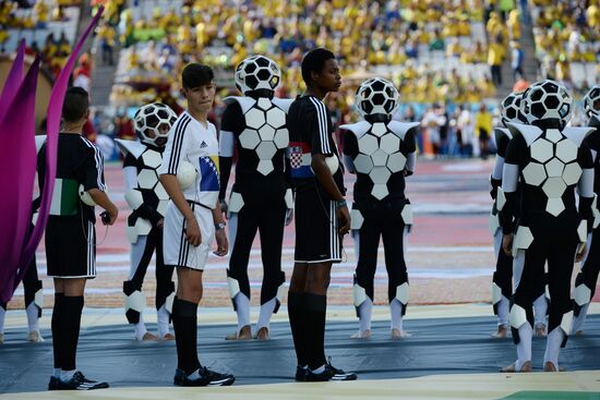 Football. Opening match of FIFA World Cup 2014