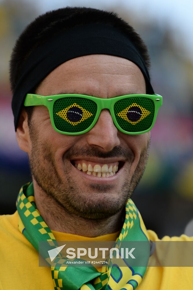 Football: Preparations for World Cup 2014 opening match
