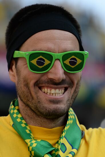 Football: Preparations for World Cup 2014 opening match