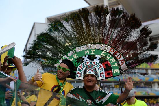 Football: Preparations for World Cup 2014 opening match