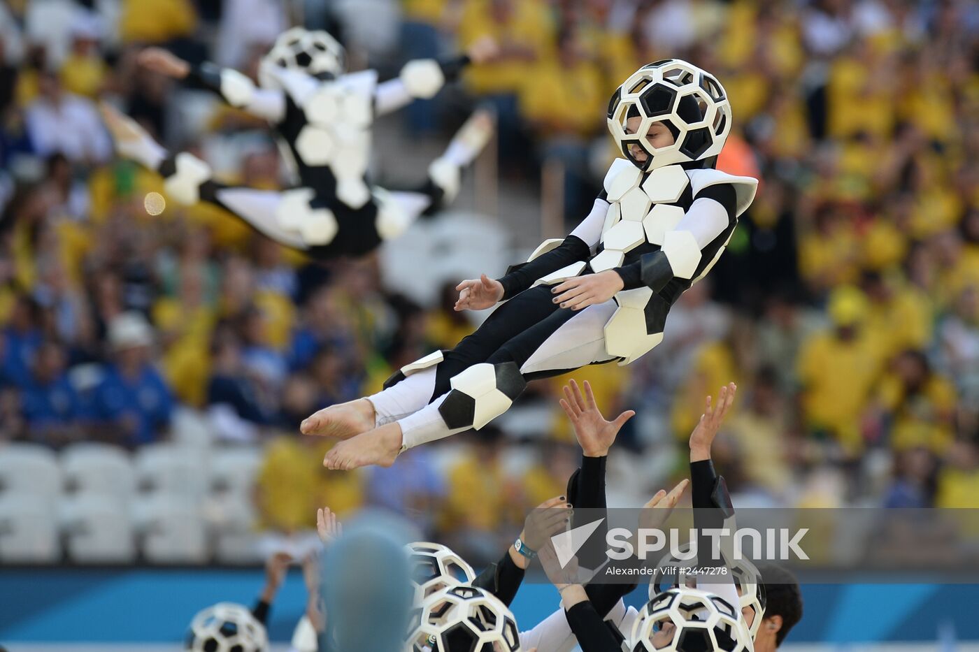 Football. Opening match of FIFA World Cup 2014