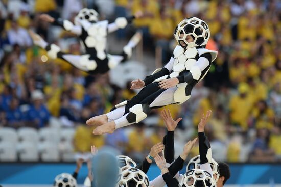 Football. Opening match of FIFA World Cup 2014