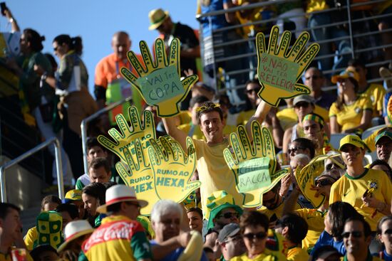Football: Preparations for World Cup 2014 opening match