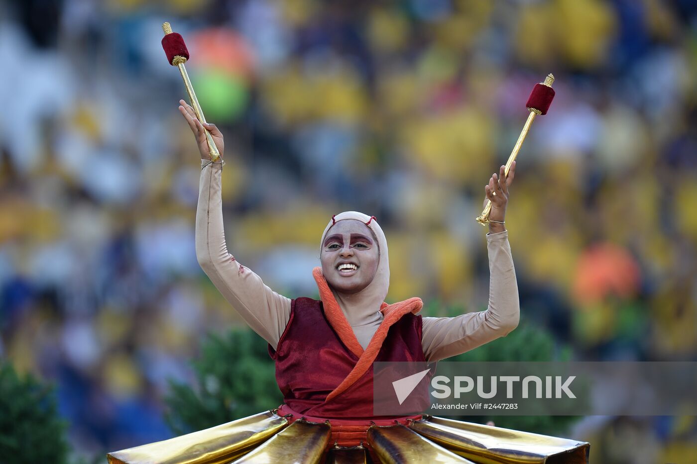 Football. Opening match of FIFA World Cup 2014