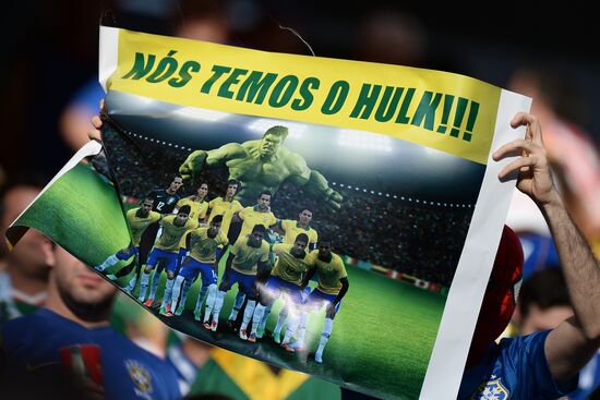 Football: Preparations for World Cup 2014 opening match
