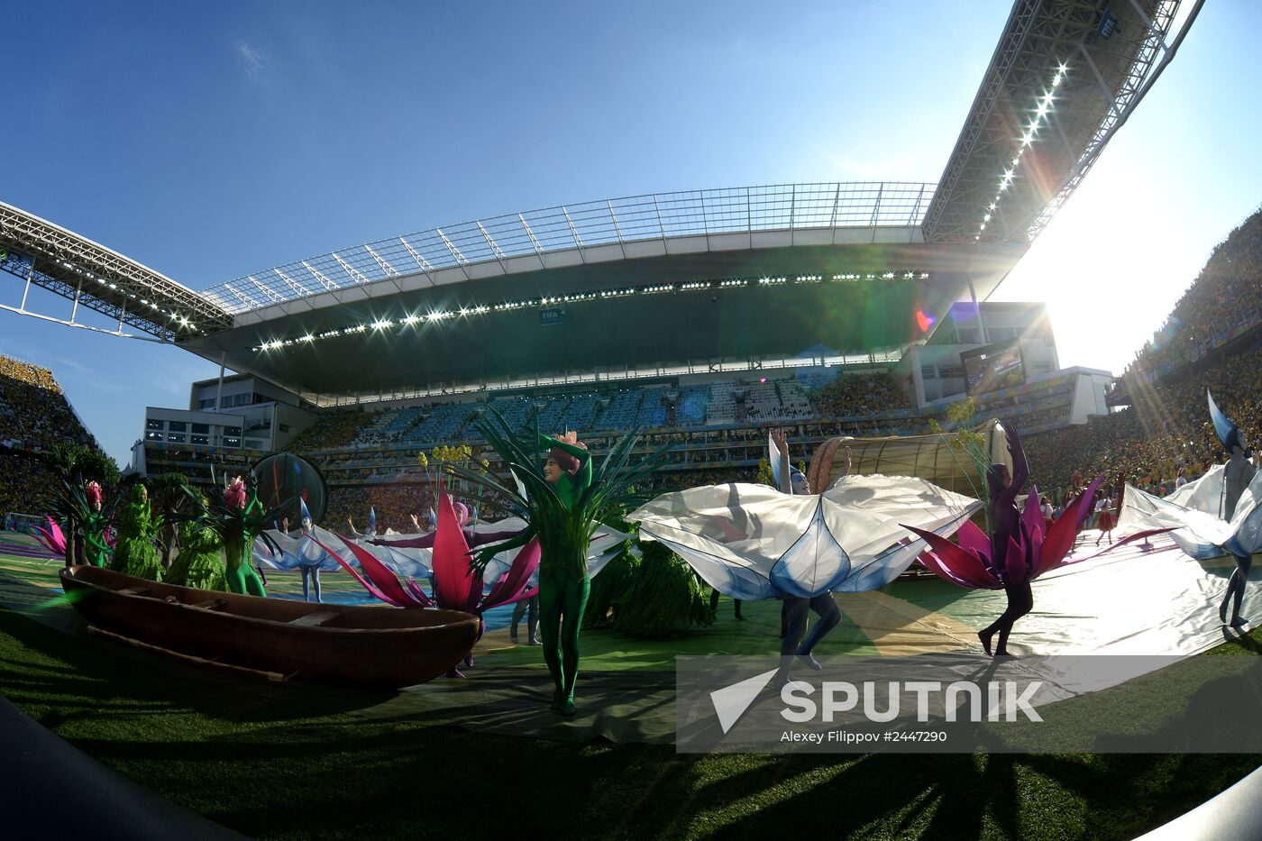 Football: Preparations for World Cup 2014 opening match