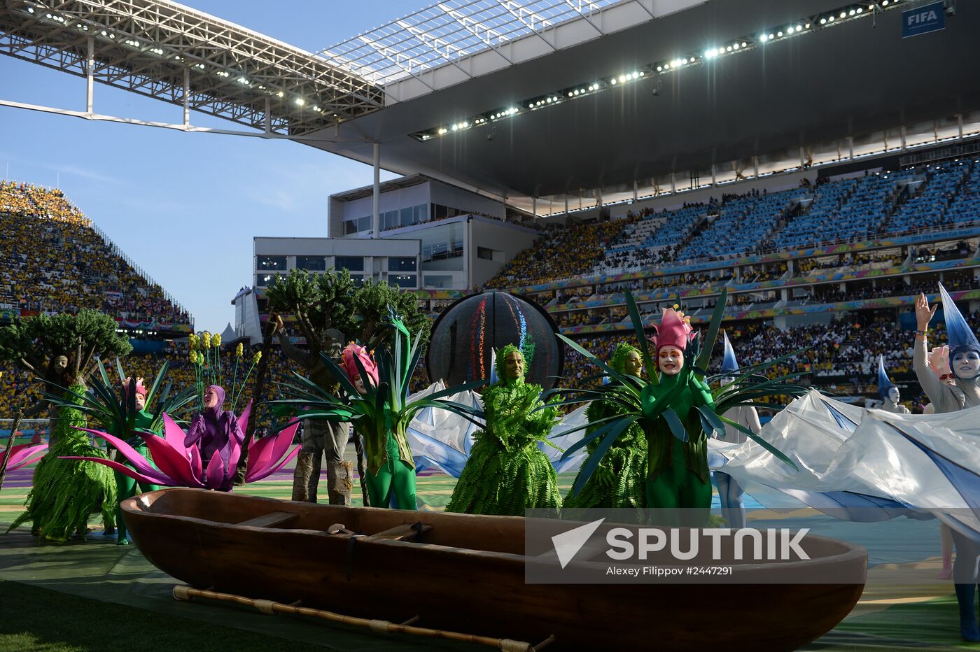 Football: Preparations for World Cup 2014 opening match